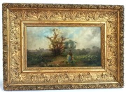 KOBIETA WSRÓD KWIATÓW, XIX WIEK