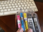 Tusze c571 do drukarki canon