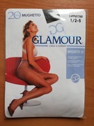 włoskie rajstopy Glamour Mughetto 20 den rajtuzy damskie 36 / 38 matowe