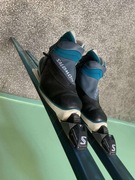 Komplet biegowy Rossignol 190cm SNS PROFIL + buty Salomon r39,5 + kije