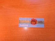 Batonik czekoladowy Bartek lata 70 czekolada puste opakowanie okładka