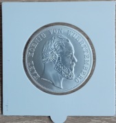 KARL VON WUERTTEMBERG - 2 TALARY 1869 NOWE BICIE