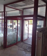 Drzwi Sklepowe Aluminiowe witryna sklepowa 515 x 2