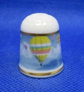 Naparstek Kolekcjonerski Porcelanowy Coal Port  - Kolorowe Balony 