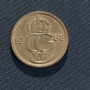 Moneta Szwecja 10 ore 1988