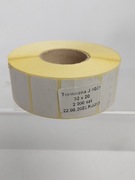 Etykiety termiczne samoprzylepne  32 x 20 mm.