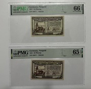 25 50 Pfennig Mikołów 1921 PMG 66 EPQ