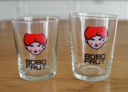 Bobo Frut dwie szklaneczki PRL