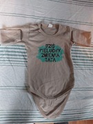 Piaskowe BODY PIELUCHY długi rękaw 713 r.86 ROBIK