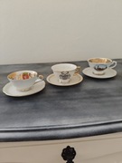 Zestaw 3 filiżanek retro Bavaria 