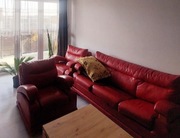 Sofa z funkcją spania i dwa fotele 