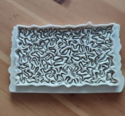 Forma silikonowa masa cukrowa mata falbany