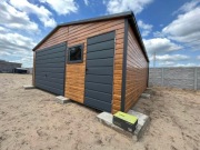 Nowoczesny garaż blaszak 5,5x6 konstrukcja ocynkowana SZYBKIE TERMINY