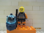 LEGO figurka City używana - city nurek głębinowy mężczyzna