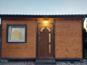 Domek drewniany mobilny