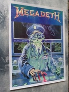 plakat na płótnie zspołu muzycznego megadeth