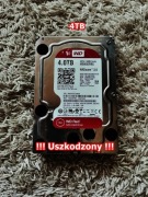 HDD 4TB WD Red 3.5" - Uszkodzony