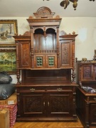 Antyczny kredens secesyjny / historyzujący, przełom XIX i XX wieku