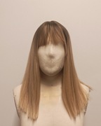 Peruka Blond Grzywka z Odrostem 