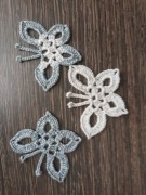 Moty motyle na szydełku kordonek zestaw