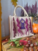 Jutowa torba w boho stylu - idealna na prezent