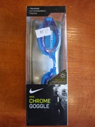 Okulary pływackie Nike Swim Chrome – nowe, oryginalne - niebieskie