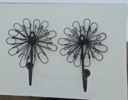 Zestaw 2 artystycznych wieszakow ściennych