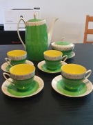 Porcelana Chodzież unikat zestaw kawowy Elżbieta lata 60