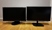 Zestaw dwóch monitorów - szkoła, studia, home office