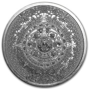 2x Aztec Calendar 1oz Srebra