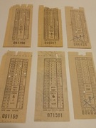 Stare Bilety komunikacji PKS  lata 60/70