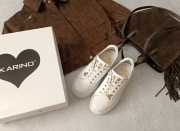 Sneakersy Karino 37 38 skórzane skóra naturalna koturn