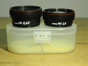 konwertery obiektywu Hama HD 0,65 oraz HD 1,5 