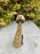 Kot ceramiczny ręcznie robiony