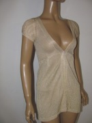 złota tunika INFLUENCE r.10 dress gold