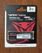 Dysk M2 2TB Viper Gaming VP4300 7400/6400 MB/s