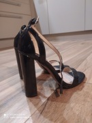 Sandały lakierowane Lost Ink