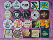 20 podkładek pod piwko GWARNO PINTA WATRA BROKREACJA  itp.