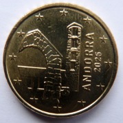 ANDORA 2025 50 CENTÓW UNC !!!!!!!!!!