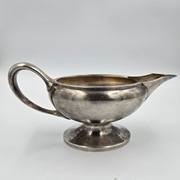 Komplet 2 sosjerek srebrnych GEBR. HEPP 90 HAUS GOTHA stare 580g