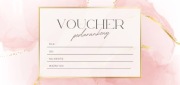 Pozłacane Vouchery podarunkowe - personalizacja 