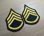 Naszywka - US Army - Staff Sergeant E-6 (SSG) - para