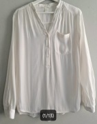 H&M Markowa bluzka lużny fason z wiskozy , długi rękaw