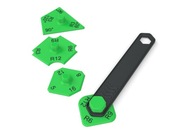 Profesjonalny Zestaw Szpatułek do Silikonu/Fug z Wymiennymi Końcówkami. 4w1