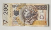 Banknot 200zł 1994r seria YB