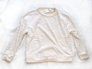 kremowa bluzka rozmiar L, ciepła bluza z misia, aksamitna bluza L