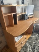 Biurko z nadstawką 