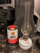 Lampa naftowa ceramiczna antyk nafta świetlna gratis