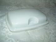 CERAMICZNA MASELNICZKA z PRL-u-POKRYWA 