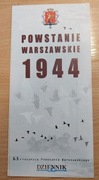 Powstanie Warszawskie 1944 Mapa   65-rocznica 2009 1 : 30000